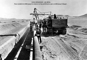 HASSI MESSAOUD - S.N. REPAL - POSE CONDUITE DE 400 JUSQU'A LA STATION DE HAOUD-EL-HAMRA PUIS EN 600 JUSQU'A BOUGIE